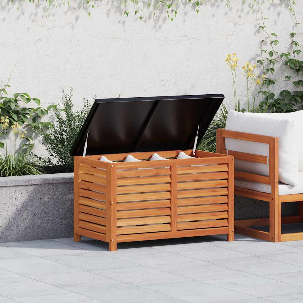 Garden Storage Box 90x48x55 cm Solid Wood Eucalyptus